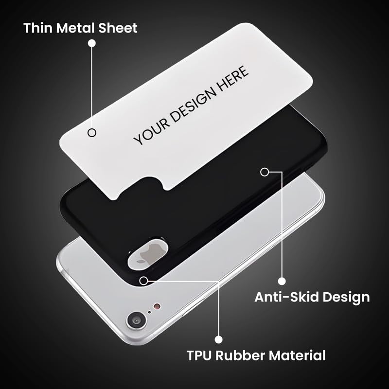 Image of Personalized Back Cover for Poco M8 Pro | Custom Case with Name, Photo or Logo | PrintShield Hybrid with Soft TPU Grip & Scratch Protection