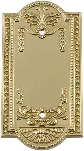 Vista 51 de Nostalgic Warehouse - Cubierta de interruptor de luz Meadows Latón antiguo,Peltre antiguo,Latón pulido,Níquel Satinado,Bronce intemporal,Cromado