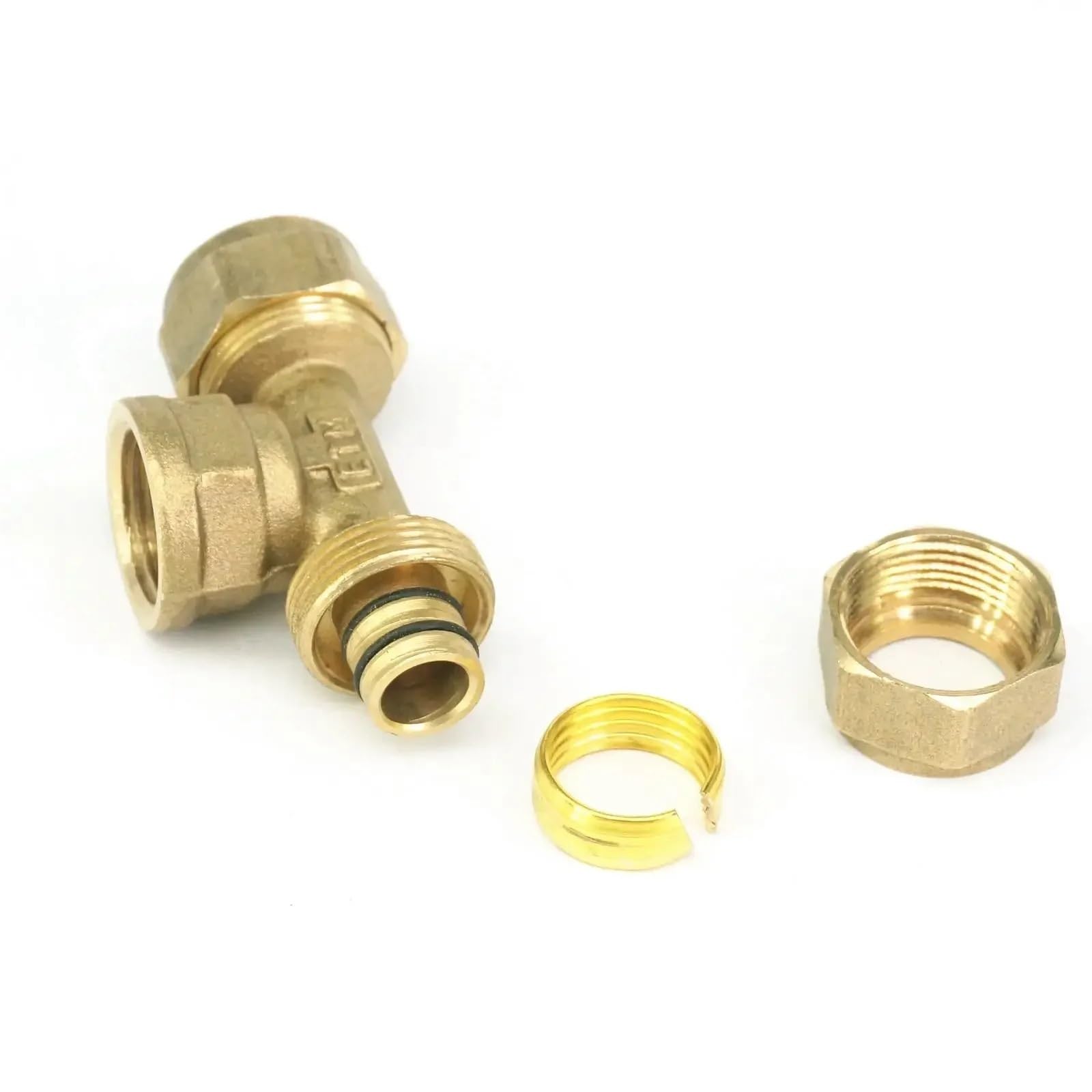 Raccordo A T In Ottone Raccordo in ottone a 3 vie a T