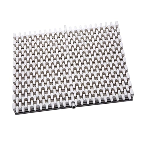 Grille de trop-plein pour piscine en lot de 5 pièces de 25 cm de large