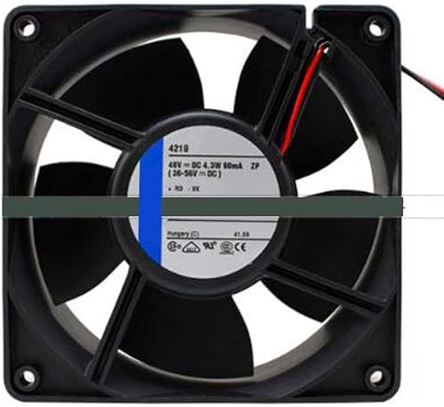 120mm 4218 48V 4.3W 2 Wires Axial Cooling Fan for Power Supply 120x120x38mm