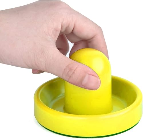 Miniatura 5 de Empujadores y discos de hockey de aire, palas de hockey de aire y asas de portería, accesorios de repuesto para mesas de juego (4 empujadores, 8