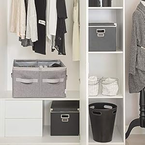 Moteph Shoe Organizer for Closet - Shoe Storage Organizer for Closet Organization with Clear Cover & Adjustable Dividers, Shoe Rack & Basket - (Grey, Medium - 16 Pairs) Moteph Shoe Organizer for Closet Shoe Storage Organizer for Closet Organization with Clear Cover Adjustable Dividers Shoe Rack Basket Grey Medium 16 Pairs