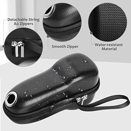 Image of M.G.R.J Ethylene Vinyl Acetate (EVA) Portable Carrying Case Cover For Philips Cordless Electric Shaver S3122 /55 /S1121 /45 / Braun Electric Shaver Series 5 50-M1200S /Series 6 60N1000S (Black)