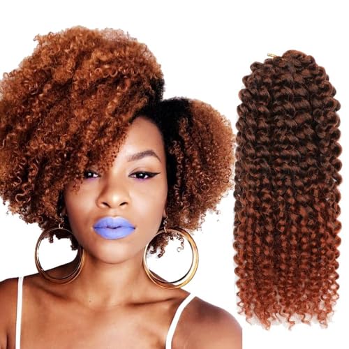 Short Kinky Curl Hairstyle 8 Inch 3pcs/pack Afro...