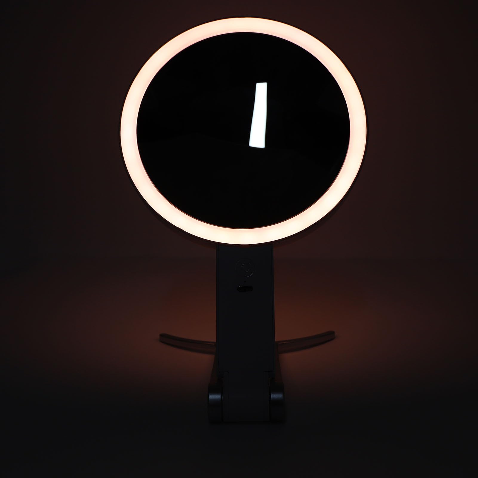 Espejo de Maquillaje de Doble Cara con Luces, Espejo de Tocador con Aumento de 30X y Luz LED, Soporte Portátil y Soporte de Pared para el Hogar los Viajes