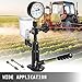 Fuel Injector Nozzles Tester with Dual Scale Gauge Common Rail Pressure Tester Repair Tool for Automobiles Tractors