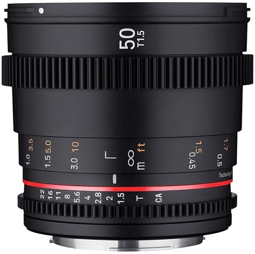 Miniatura 4 de Rokinon 1.969in T1.5 lente de alta velocidad Cine DSX de marco completo para Canon EF