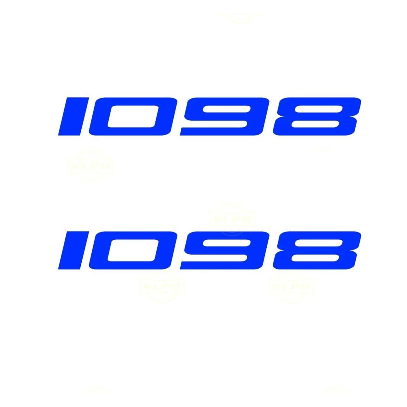 Decoration for Ducati 1098 1098S 1098R 2007 2008 2009 Glow Stickers Waterproof Reflection Decals Decoration(Blue)