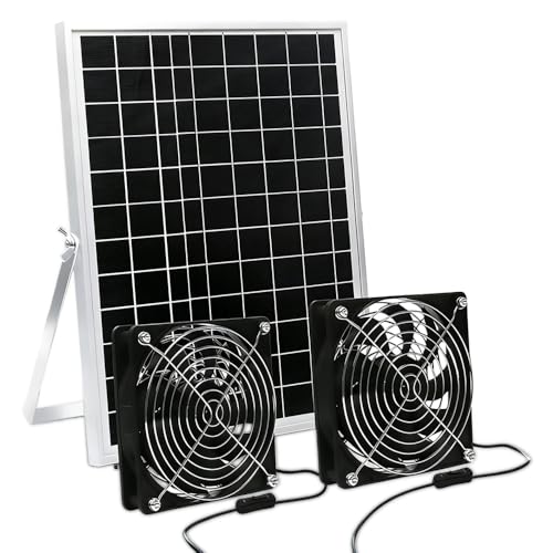 KUWUNG Ventilateur Solaire 15W 18V, Ventilateur...