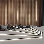 Art3d LED Kit d'éclairage encastré - 6pcs Blanc autocollant LED Lumière avec interrupteur intelligent, 3000k Touching Switch Light pour panneaux muraux en bois, têtes de lit, escaliers, décoration maison, sous Cabinet Strip Light