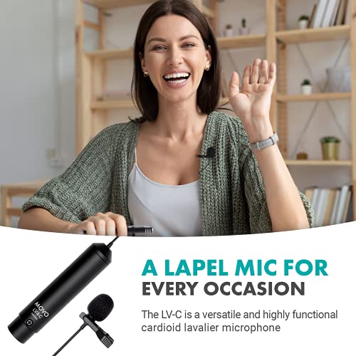 Movo Microfono cardioide lavalier LV4-C XLR, con