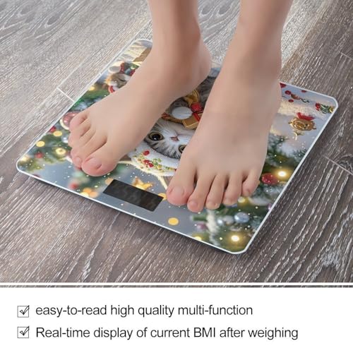 Báscula Digital de Baño con Pantalla LED y Vidrio Templado miniatura 5