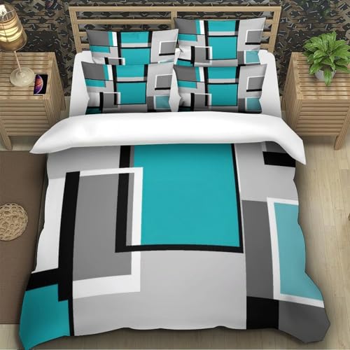Housse de couette microfibre hypoallergique contre les allergies 3D - 5