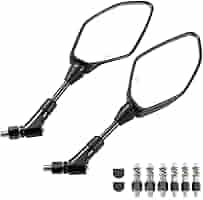 TEMMYE  ミラー Amazon | KEMIMOTO バイク ミラー 汎用 左右セット 8MM 10MM 逆