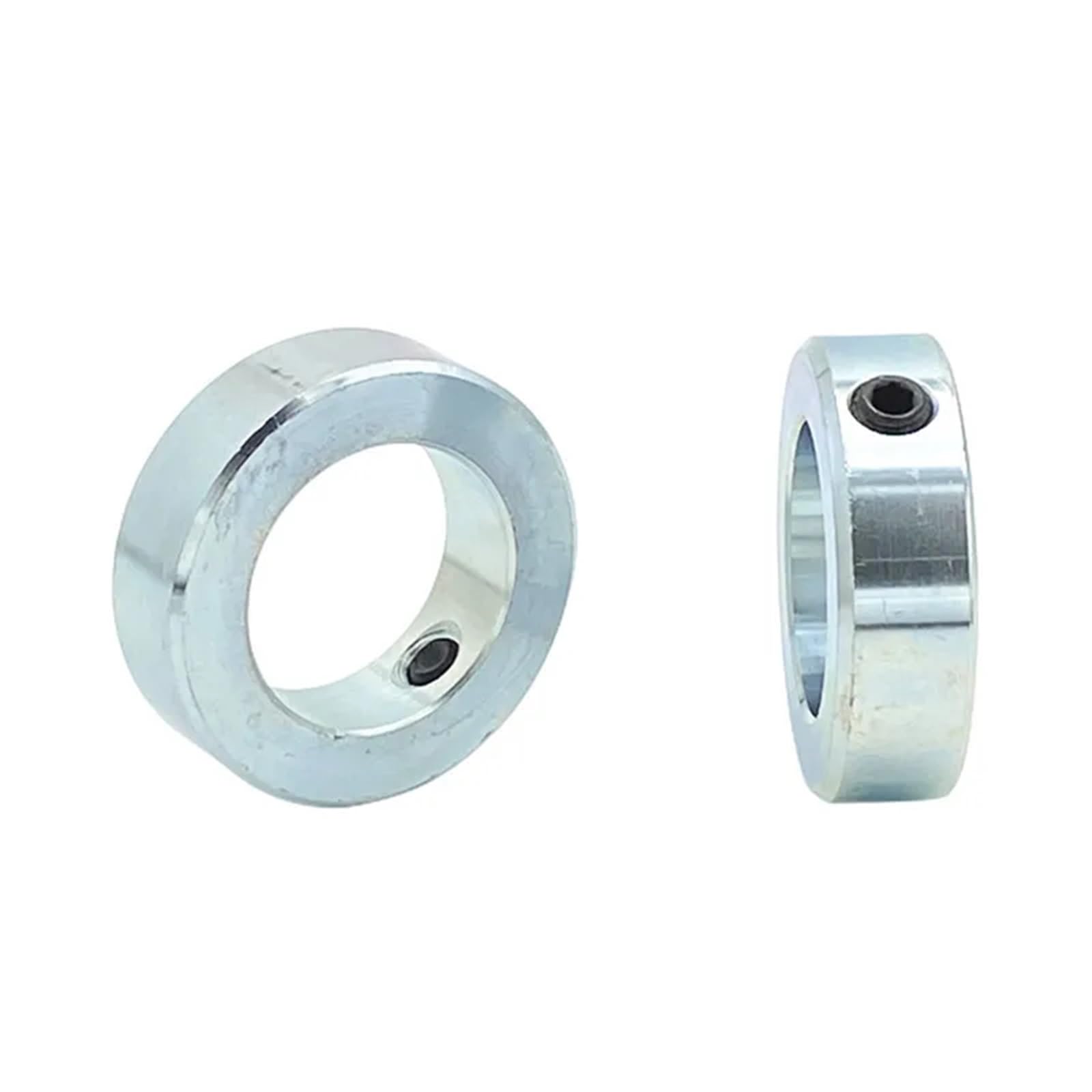 1 Uds. Collares de eje de acero al carbono anillo de fijación anillo de retención atornillado anillo de localización sujetador abrazadera de garganta anillo de empuje(16-28-12mm M6)