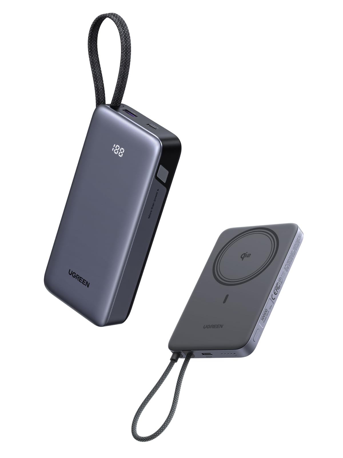 UGREEN Qi2 15W Power Bank Ultrasottile 10000mAh