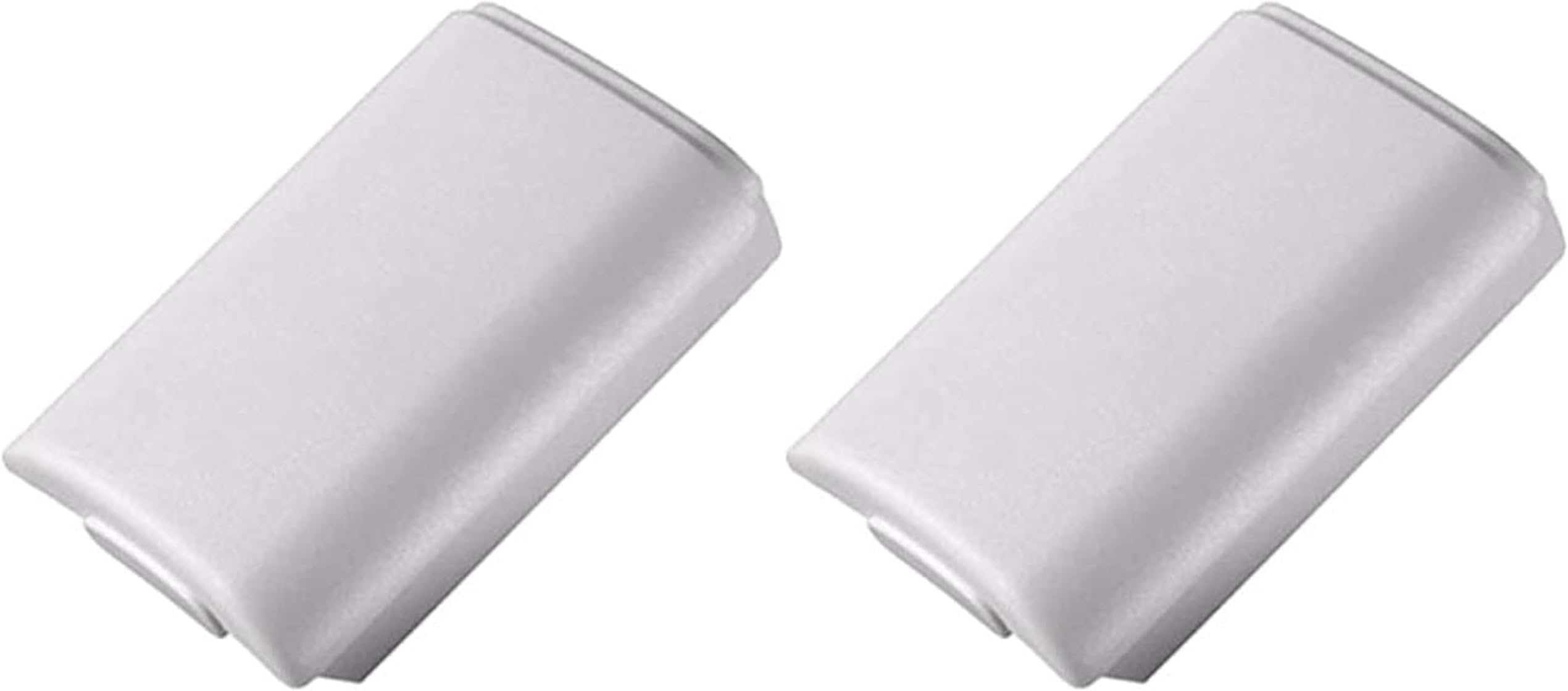 2 x Battery Case Cover for Gamepad Xbox 360 Controller Xbox 360 Wireless Controller Perfect Fit Stable Durable White