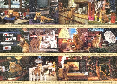 Ppuzzling Vintage Cat Jigsaw Puzzles 1000 Pieces thumb #1