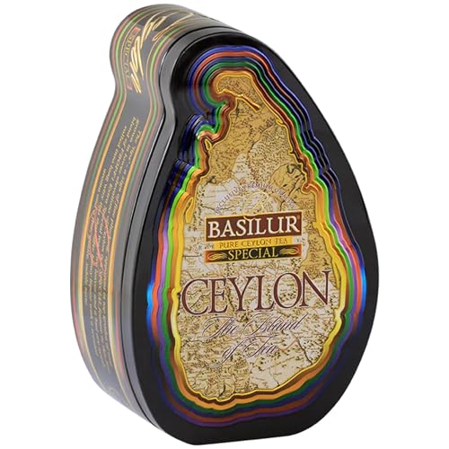 BASILUR - FBOPF Extra Special 100% té negro de Ceilán, hoja suelta en lata decorativa 100g (1)