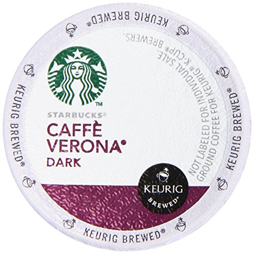 Image of Starbucks Caffe Verona, Dark, K-cup Portion Pack for Keurig K-cup Brewers 16-count
