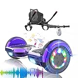 MARKBOARD Hoverboards 6.5” Dual Motor Brillante con Bluetooth, LED Indicator
