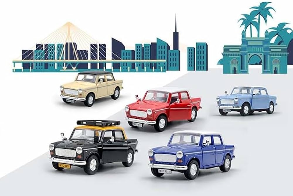 OFFPHATE Kid Plastic Toy Queen 70's Classic Toy Car, Opanable