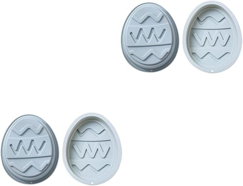 Miniatura 1 de Yardenfun 4 Pcs Cake Silicone Mold Egg Baking Shapes Easter Silicone Silcone Molds Easter Chocolate Silicone Molde De Para Resina Silicone Cake