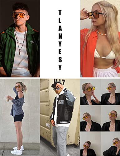 Classic Vintage Aviator Sunglasses for Women Men Large Frame Retro 70s Sunglasses4