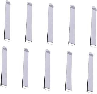 Uonlytech 10Pcs Metal Sewing Clips with Measurement Ruler Quilting and Fabric Pinning Accessories for Basting Hemming and Pressing Seams for Craft Lovers