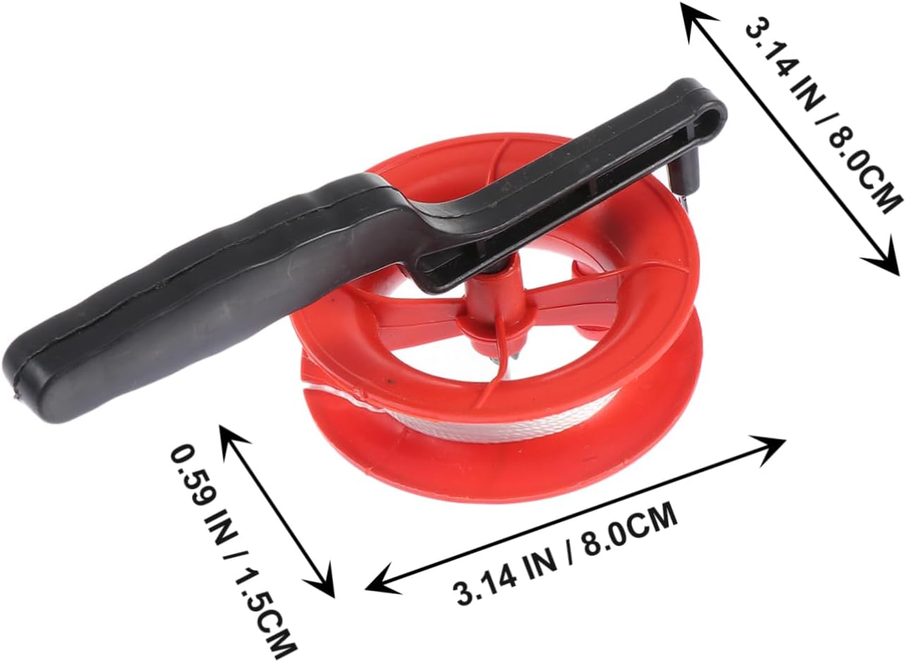 Kisangel 10pcs Kite Winder Spool Lightweight Accessory for Flying Hand-held Design Creative Appearance for Outdoor Fun