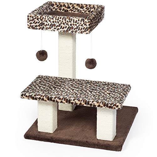 Torre para gatos multi-nivel con rascador y cama miniatura 1