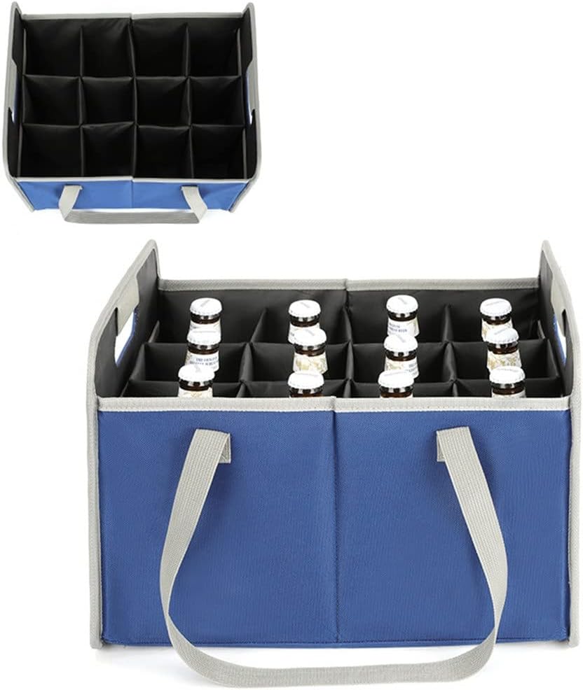 Wine Rack Beer Bottle Large Capacity Folding Storage Bag Portable Storage Bag Foldable Wine Bottle Storage Box