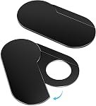 CloudValley Webcam Cover [6 Pack], 0.6mm Ultra-Thin, Metal Camera Cover Slider for MacBook Pro 13/15 inch, MacBook Air, Laptop, iPad, iMac, Desktop PC, iPhone, Black Protect Your Privacy