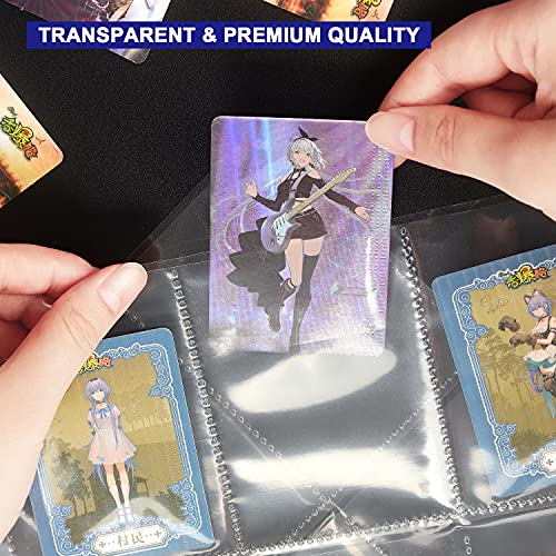 Hutou HU03-01 36 Pack 9 Pocket Page Protector, Holds 324 Cards, Trading Card Sleeves Page Clear Sheet Protector Pages thumb #5