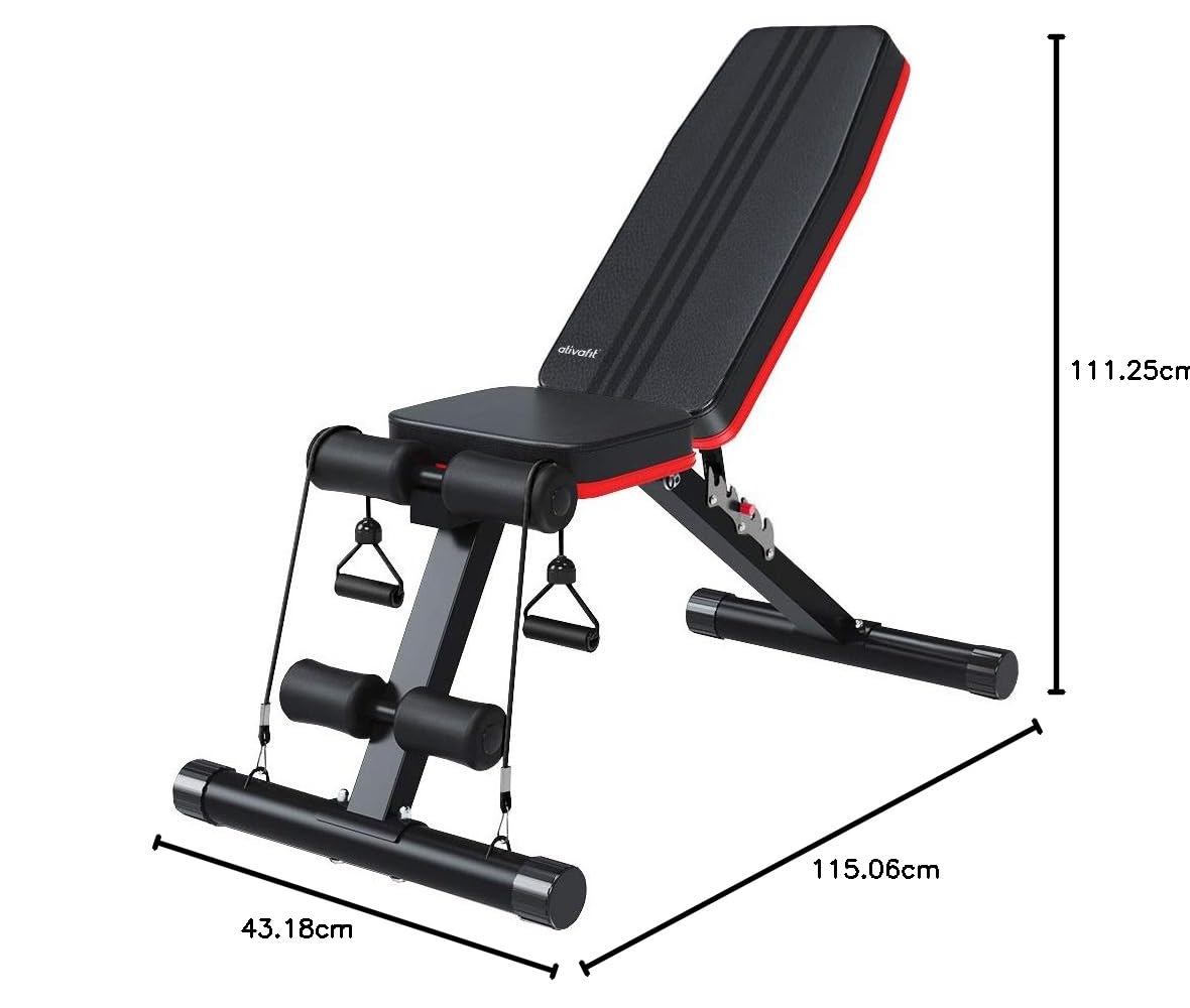 Panca Pesi Marcy Diamond Elite - Con Set Pesi E Schienale Regolabile - Per Home Gym - 300lb Capacità - Foto 3