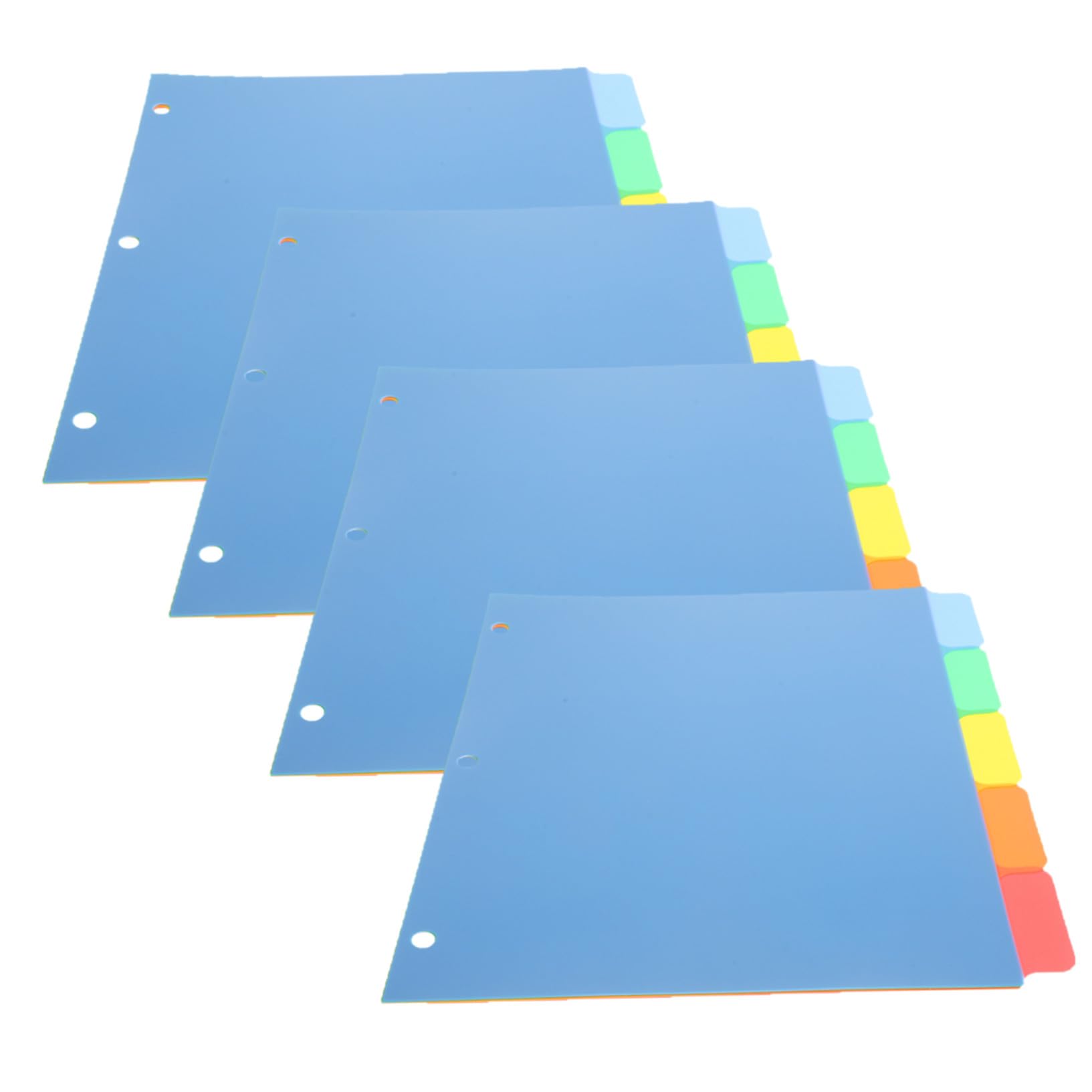 20pezzi Separatore Raccoglitore ad Anelli Divisori per Quaderni Scrivibili Linguette per Raccoglitori Riutilizzabili Accessori per Archiviazione da Ufficio Divisori Scolastici