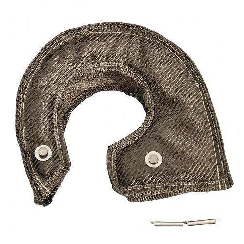Titanium Turbo Blanket T3 Cover for Turbocharger Heat Shield Cover with Fastener Springs For T3 GT30 GT32 GT35 CT26 Turbine