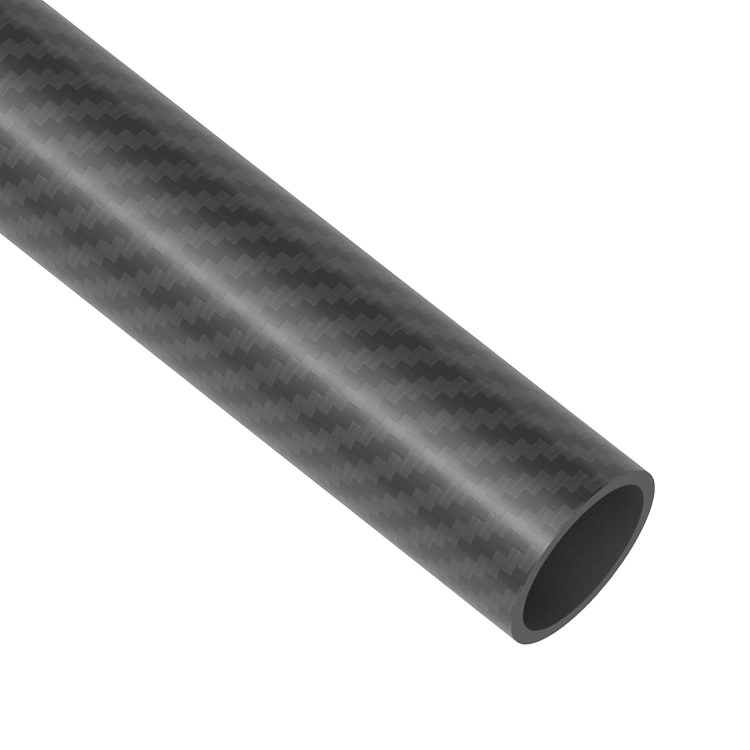 3K Carbon Fiber Tubes, 14×12×420mm Hollow Frosted Tube 14mm Roll Wrapped Twill Matte Finish Roll Wrapped Carbon Fiber Tube for RC Models, Drones, Quadcopter Multicopter & DIY Projects