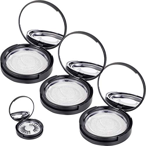 Sheynian 3 Pack Eyelash Storage Case Holder With Mirrow, Empty Eyelash Cases Travel With Lash Holder For For Ladies And Girls #TOP1