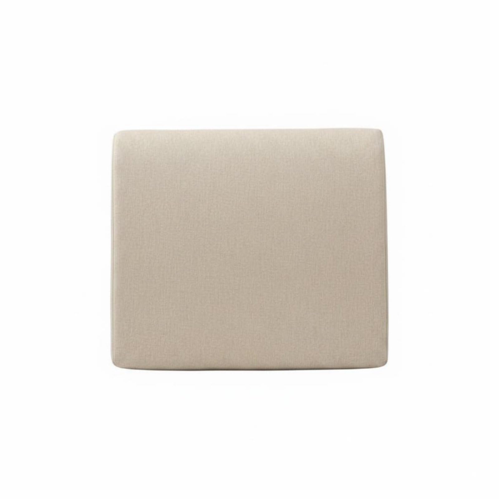 High-Density Sponge Sofa Back Cushion Textile Cover Rectangular Backrest Cushion Tight Fit Headboard Pillow Rounded Edges, Khaki, 60-50-15cm-image-39