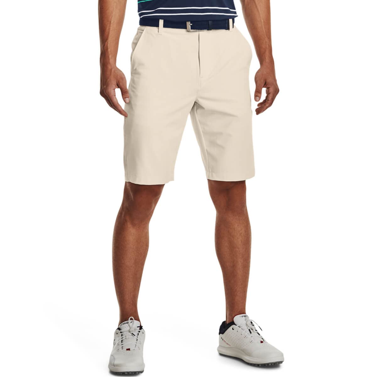 Under Armour Men's Summit White (110)/Halo Gray 2023 Drive Tapered Shorts - Summit White - 38" Waist
