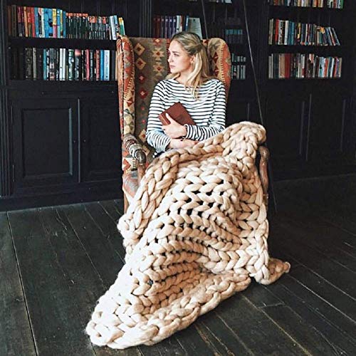 Lavorata Lana Grossa Coperta, Coperte Ingombranti