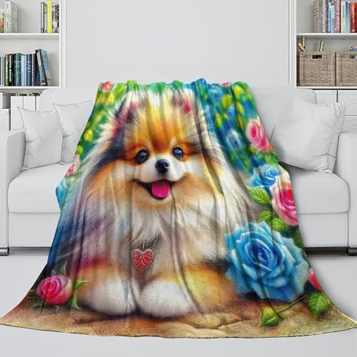 Couverture chaude Poméranie 3D en microfibre isolante et douce - 5