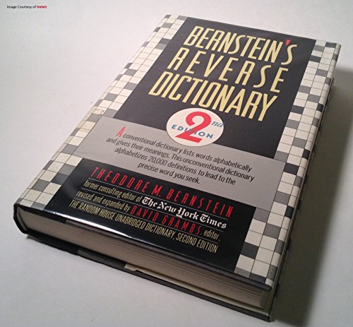 Télécharger Bernstein's Reverse Dictionary livre En ligne
