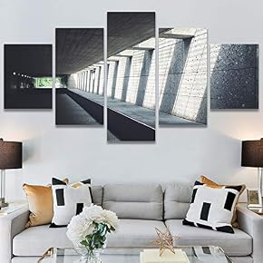 SIGNWIN 5 Panel Canvas Wall Art Modern Art...