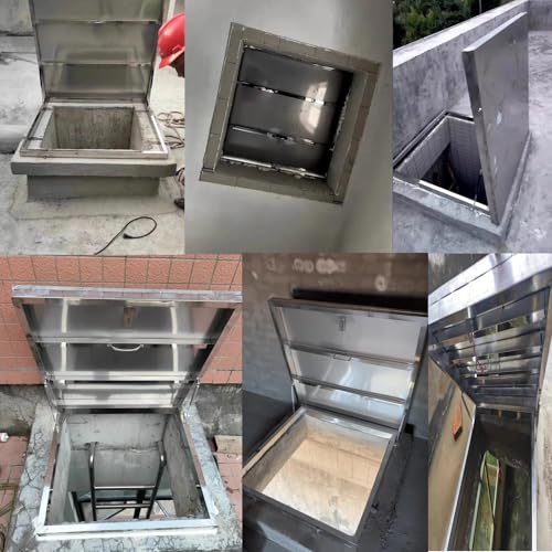 Cubierta antirrobo para tragaluz de acero inoxidable para sótano 3