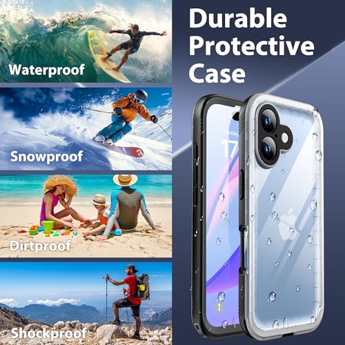 Coque iPhone 16 Plus antichoc étanche IP68 robuste Apple 6,7 pouces