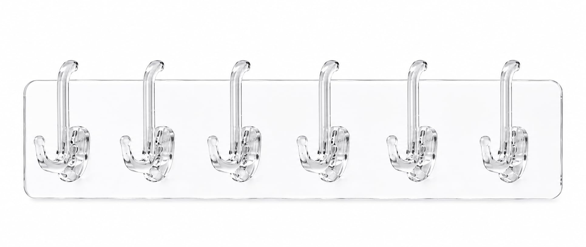 Wall Storage Hook Organizer (1) | Transparent, Wall Mount-image-11