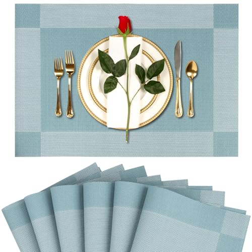 La Mejor Recopilación de Manteles Individuales Walmart - los preferidos. 50 Manteles Individuales para Mesa, Manteles Individuales 6PCS, Manteles Antideslizante y Resistentes Al Calor, Individuales para Mesa Elegante para el Hogar, Restaurante, Cocina,...